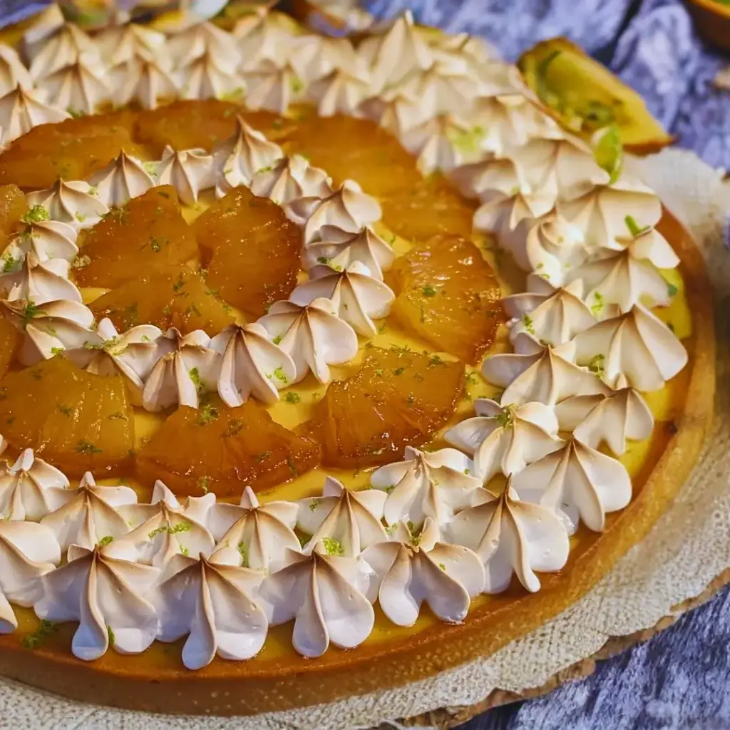 Tarte Passion Ananas Meringuée